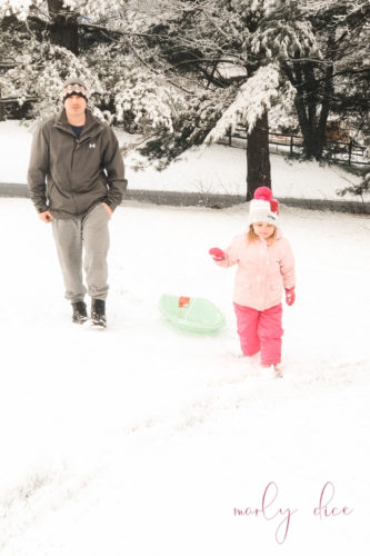 Snow day fun at A Brick Home