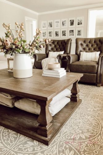 French country living room perfectly styled! #frenchcountry