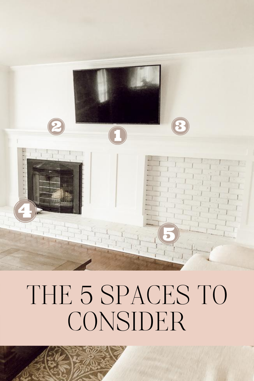 How to Easily Decorate a Mantel with a TV Above It - Marly Dice