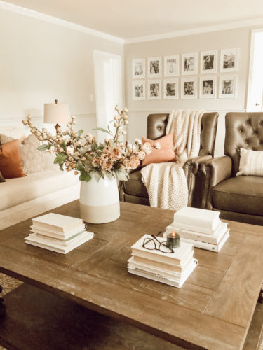 Get 4 ideas to decorate a coffee table in this guide! Learn how to make your coffee table look stylish and functional. #decorateacoffeetable #styleacoffeetable
