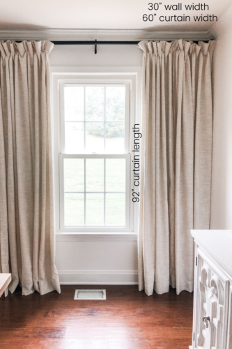 Window Treatments Using Pinch Pleat Curtains - Marly Dice