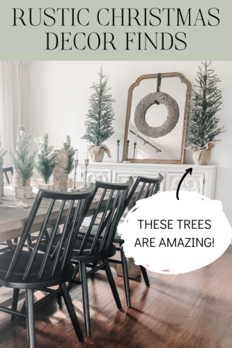 Obsessed with these neutral and rustic Christmas decor finds! Such a good list! #rusticchristmasdecor