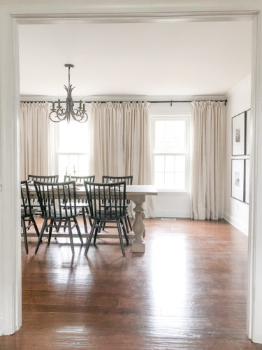 Love these neutral dining room ideas! Such a fresh and bright space. #neutraldiningroom #diningroomideas