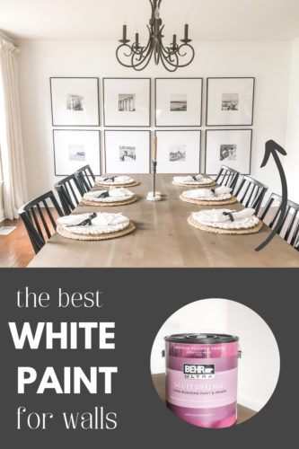 This is my favorite white paint for interior walls! It looks beautiful and clean and purely white. #bestwhitepaint