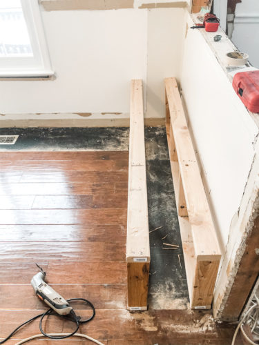 In this tutorial, you'll learn how to build a kitchen nook bench and make a beautiful space! #kitchennookbench