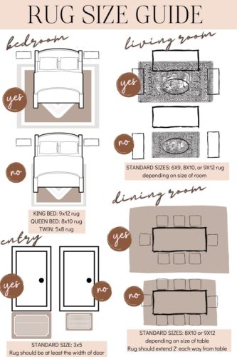 Rugs 101 Rug Size Guide How To Keep Rugs From Slipping More Marly Dice