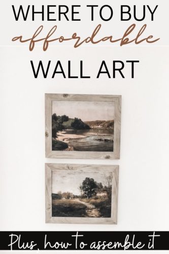 Answering all your questions about where to get cheap wall art that looks way more expensive than it is! #cheapwallart