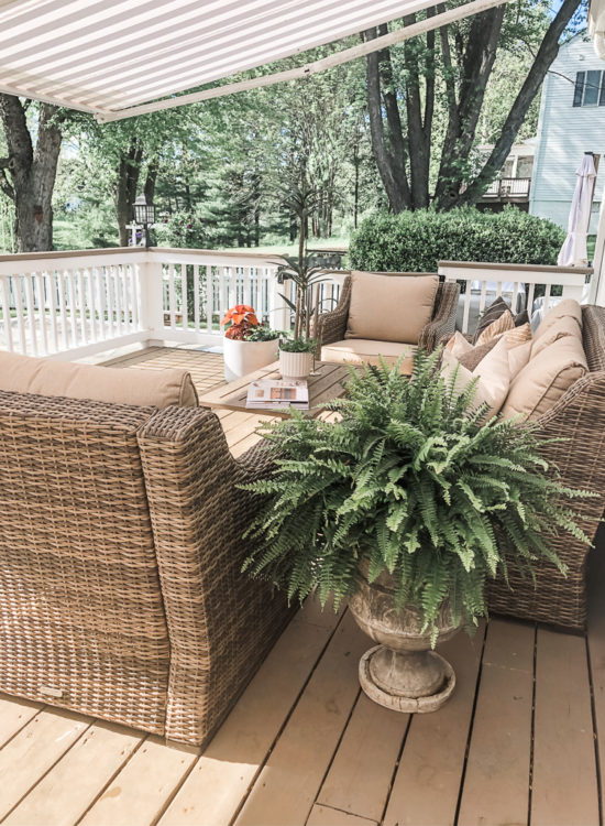 Get outdoor deck and patio inspiration as well as patio decorating ideas for a relaxing retreat and cozy hangout spot. #patiodecoratingideas