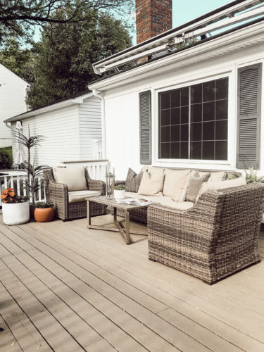 Get outdoor deck and patio inspiration as well as patio decorating ideas for a relaxing retreat and cozy hangout spot. #patiodecoratingideas