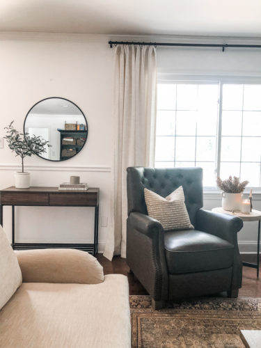 This Target console is great West Elm dupe and I love the drawers!
