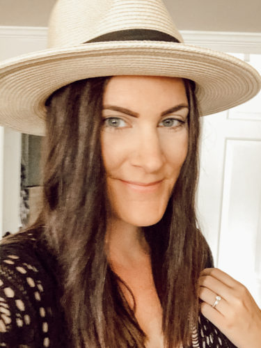 Favorite Amazon beach hat and swimsuit cover up
