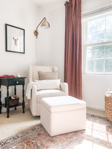 Beautiful and sophisticated baby girl nursery ideas. #babygirlnursery #nurseryideas