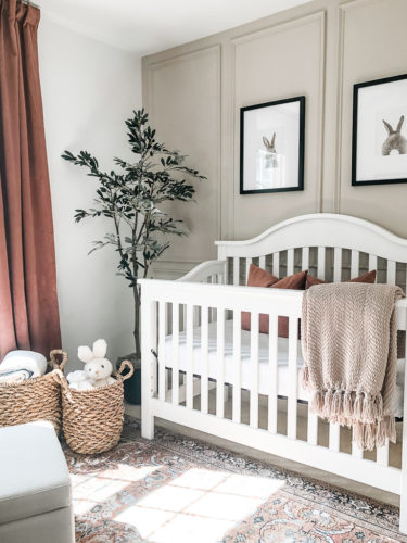 Beautiful and sophisticated baby girl nursery ideas. #babygirlnursery #nurseryideas