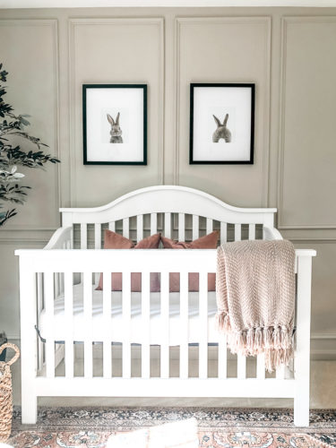 Beautiful and sophisticated baby girl nursery ideas. #babygirlnursery #nurseryideas
