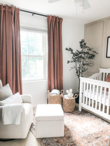 Beautiful and sophisticated baby girl nursery ideas. #babygirlnursery #nurseryideas