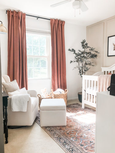 Beautiful and sophisticated baby girl nursery ideas. #babygirlnursery #nurseryideas