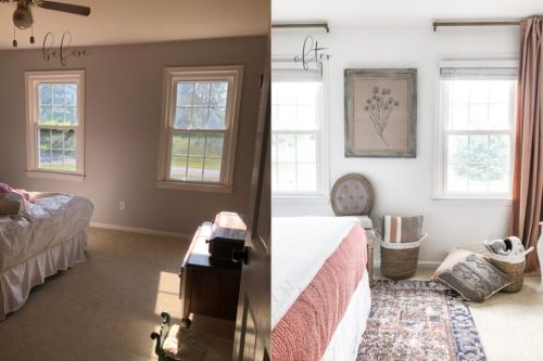 Blush bedroom makeover! Get beautiful girls bedroom ideas for a young girl. #girlsbedroomideas #blushbedroom #girlsbedroommakeover #pinkbedroom