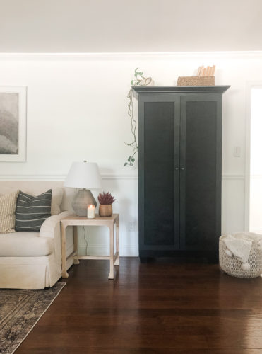 DIY cane cabinet