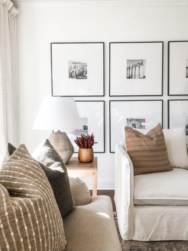 Beautiful French country modern living room ideas - plus budget-friendly accent chairs #modernlivingroom #frenchcountrylivingroom