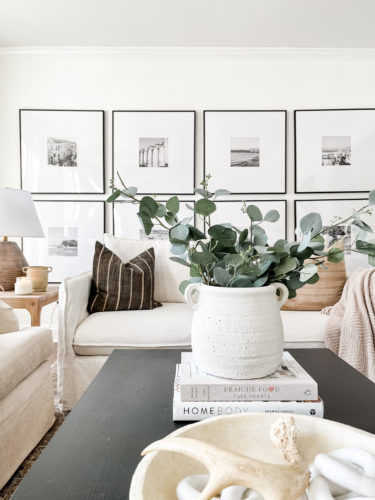 Black and white living room, neutral living room, sophisticated living room #neutrallivingroom #sophisticatedlivingroom