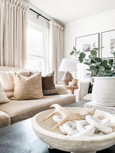 Black and white living room, neutral living room, sophisticated living room #neutrallivingroom #sophisticatedlivingroom