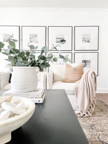 Black and white living room, neutral living room, sophisticated living room #neutrallivingroom #sophisticatedlivingroom