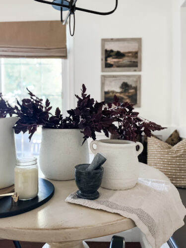 Fall breakfast nook