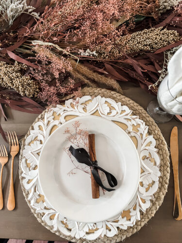Fall table scape