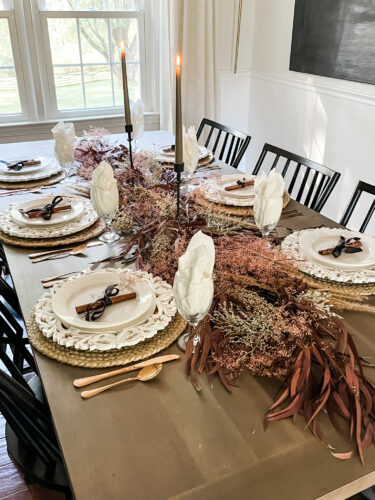 Fall table scape