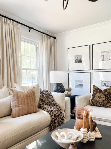 Fall living room tour