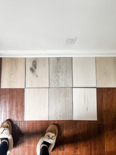 LVP Flooring: Learn our install process, why I love LVP flooring with kids and how well our luxury vinyl plank flooring is holding up with a busy family #lvpflooring #flooret