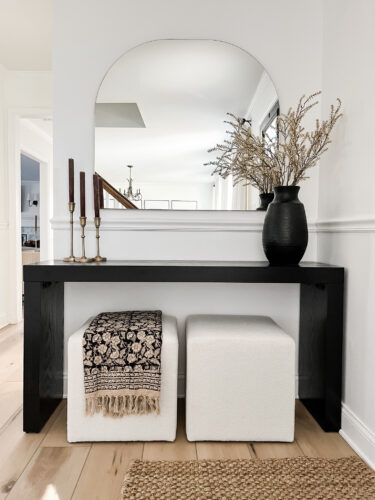 Entryway Ideas: Simple Console Table Styling - Marly Dice