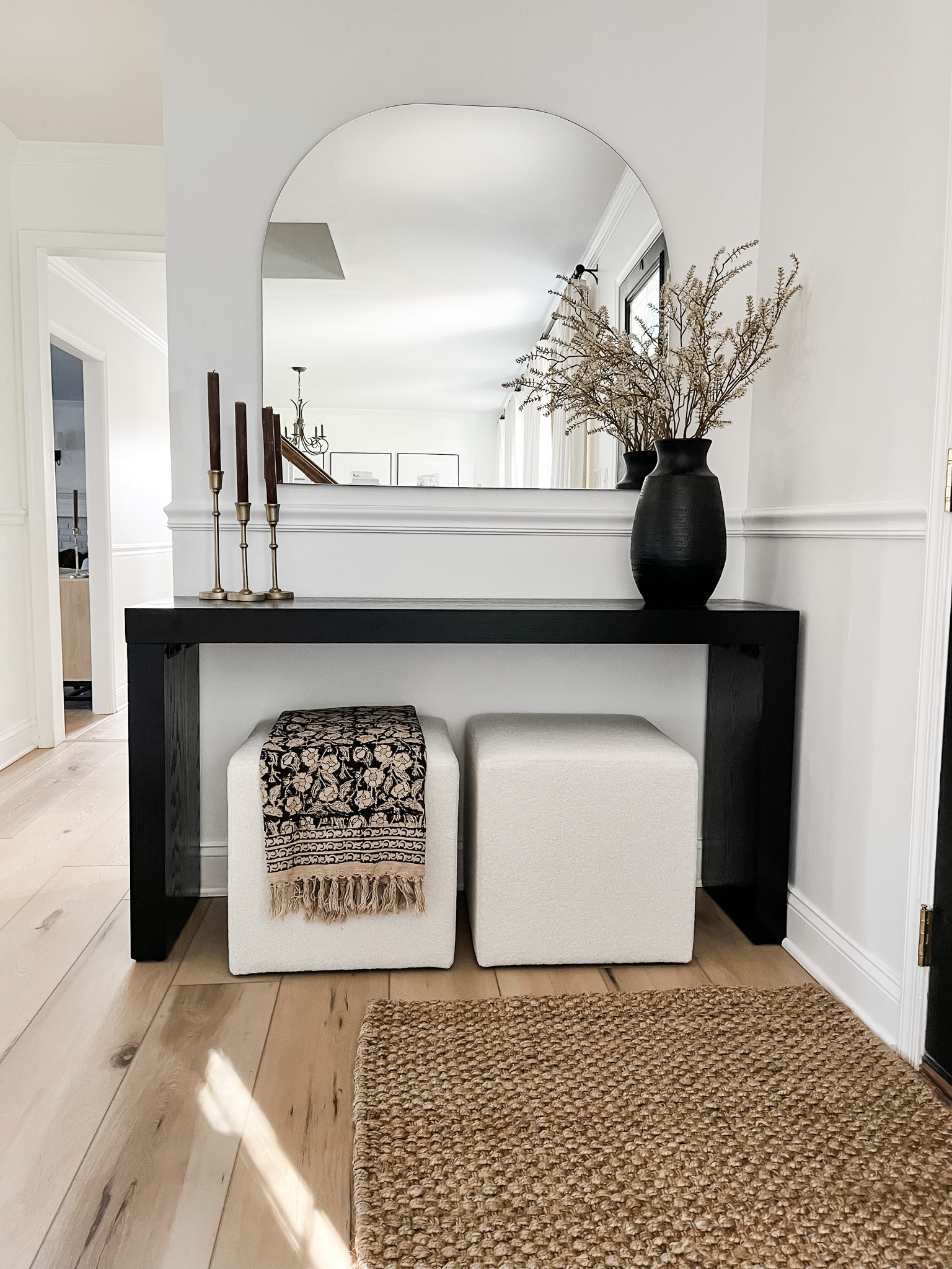 Entryway Ideas: Simple Console Table Styling - Marly Dice