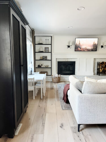 LVP Flooring: Learn our install process, why I love LVP flooring with kids and how well our luxury vinyl plank flooring is holding up with a busy family #lvpflooring #flooret