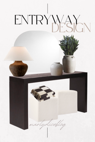 Modern console table styling #consoletable #consoletablestyling