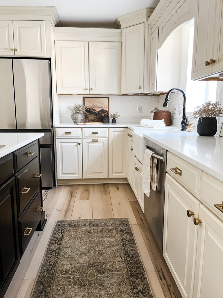 Gold Hardware in our Cream Kitchen Plus More Updates - Marly Dice