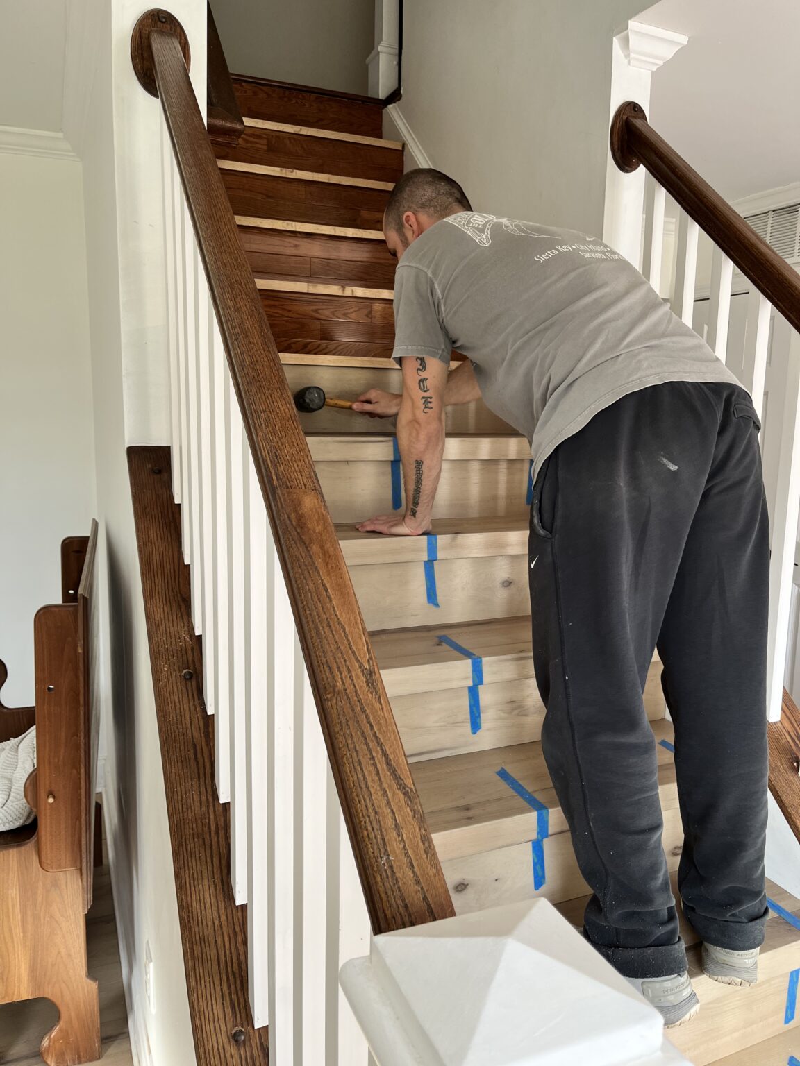 DIY Staircase Makeover: Before & Afters Plus How we Installed Them ...