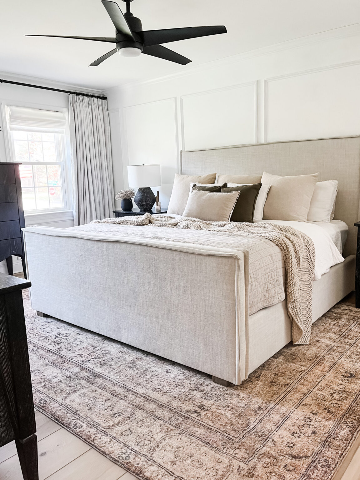 Sophisticated, Modern Transitional Primary Bedroom Ideas - Marly Dice