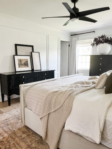 Sophisticated, Modern Transitional Primary Bedroom Ideas - Marly Dice