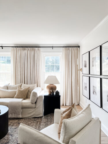 All the details for these curtains including measurements!