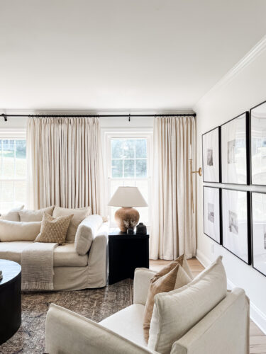 All the details for these curtains including measurements!
