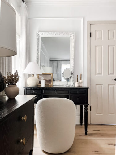 My winter bedroom is full of cozy layers and textures! @marlydiceblog