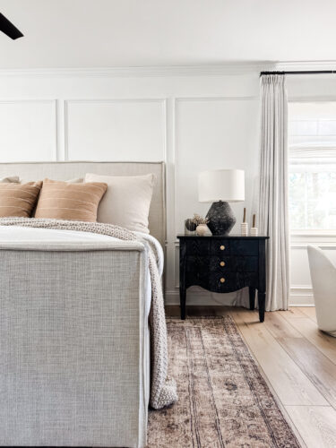 My winter bedroom is full of cozy layers and textures! @marlydiceblog