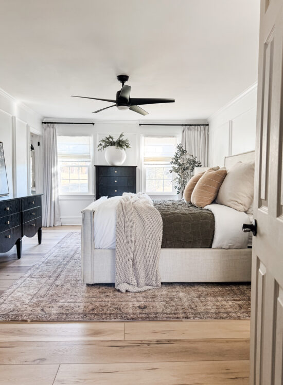 My winter bedroom is full of cozy layers and textures! @marlydiceblog