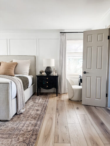 My winter bedroom is full of cozy layers and textures! @marlydiceblog