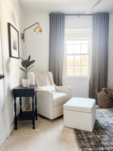 Small baby boy nursery, sophisticated boy nursery design, neutral boy nursery #marlydiceblog