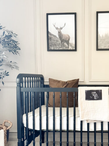 Small baby boy nursery, sophisticated boy nursery design, neutral boy nursery #marlydiceblog