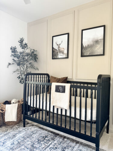 Small baby boy nursery, sophisticated boy nursery design, neutral boy nursery #marlydiceblog