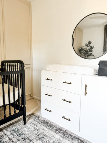 Small baby boy nursery, sophisticated boy nursery design, neutral boy nursery #marlydiceblog