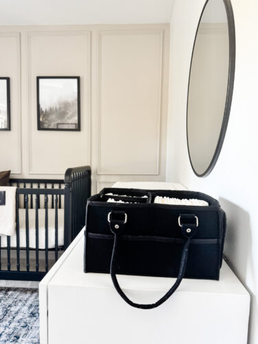 Small baby boy nursery, sophisticated boy nursery design, neutral boy nursery #marlydiceblog